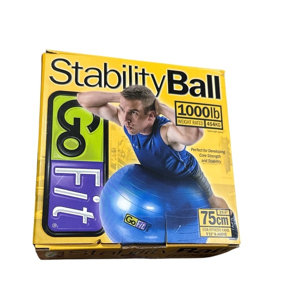 GoFit 75cm Professional Grade Core Stability Ball
 -  home workout - Picture 1 of 5
